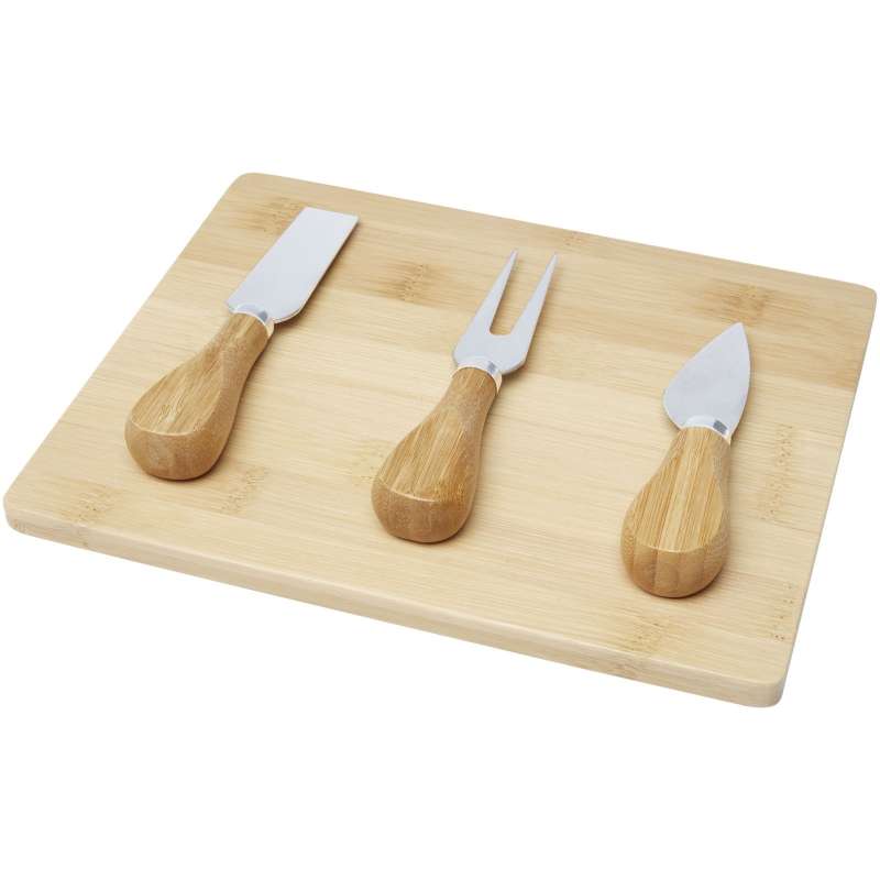 Ement bambou cheese tray and utensils - Cheese knife at wholesale prices