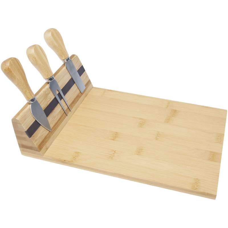 Mancheg bambou cheese tray and magnetic accessories - Cheese knife at wholesale prices
