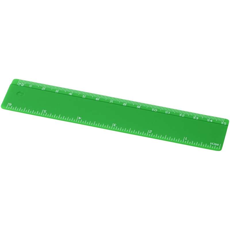 15 cm Refari ruler in recycled plastique - Recyclable accessory at wholesale prices
