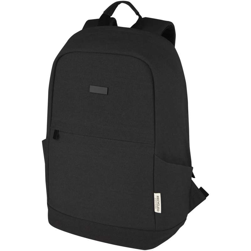 Joey 18L recycled canvas laptop backpack GRS 15.6 inch - Recyclable accessory at wholesale prices