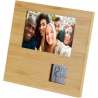 Bamboo photo frame with weather station - Photo frame at wholesale prices