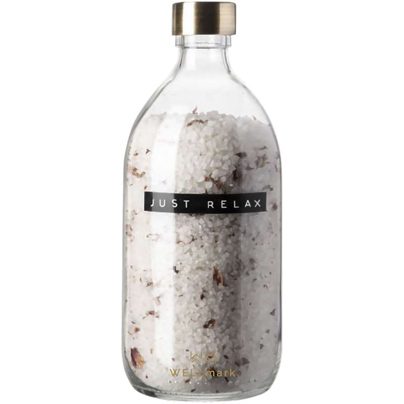 WELLmark Just Relax Bath Salt 500 ml - Rose Fragrance - Bath set at wholesale prices