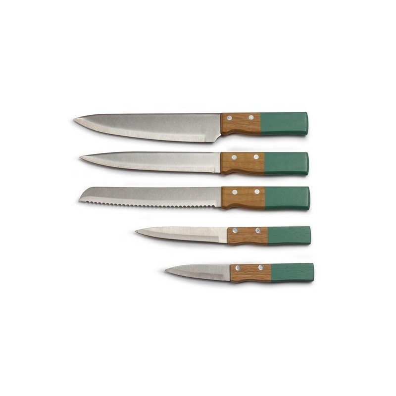 LIVOO - Set de 5 couteaux à prix grossiste - Couteau de cuisine à prix de gros