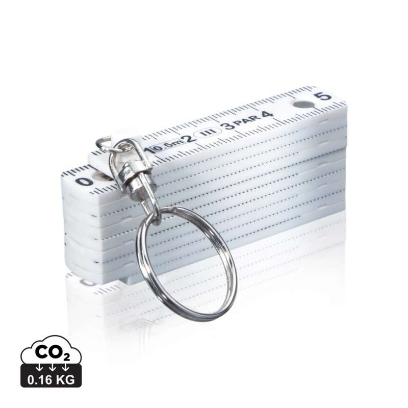 Mini folding ruler key ring - Tape measure at wholesale prices