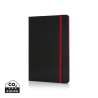A5 notebook with hard cover and colored border - Notepad at wholesale prices