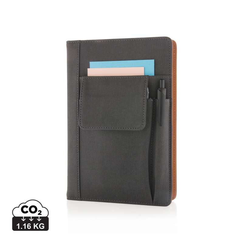 Notebook with phone pocket - Notepad at wholesale prices