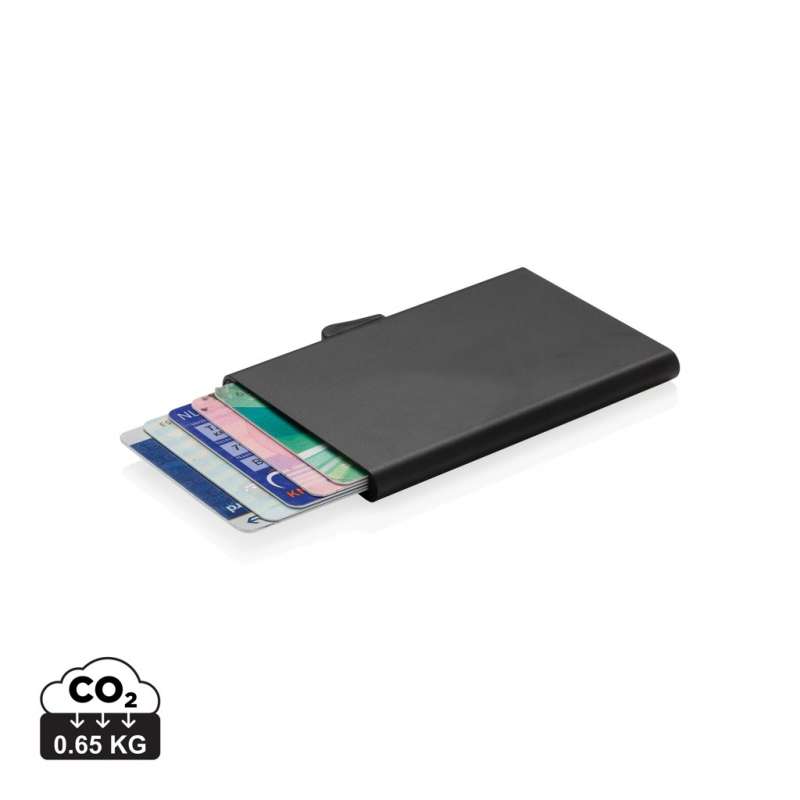 Porte-cartes en aluminium anti RFID C-Secure - Porte-cartes de crédit à prix grossiste