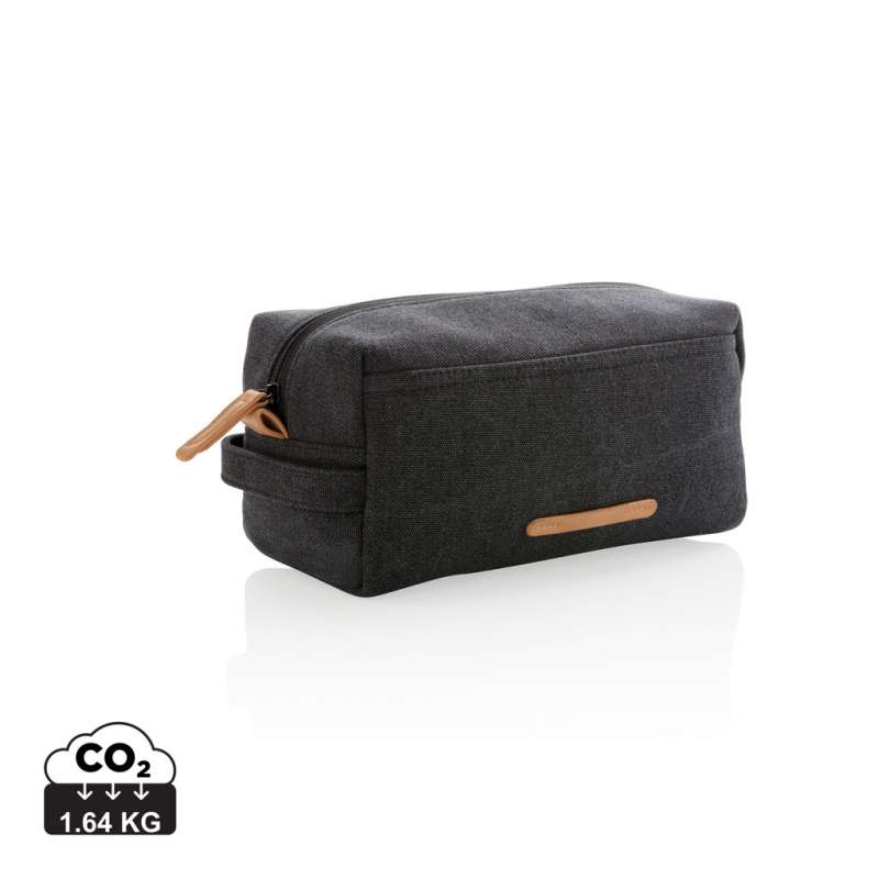 Canvas toiletry bag - Toilet bag at wholesale prices