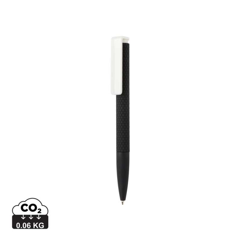 X7 rubber-finish pen - Ballpoint pen at wholesale prices