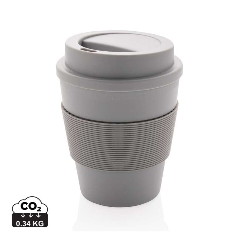 Mug en PP recyclable avec couvercle à vis 350ml - Mug à prix grossiste