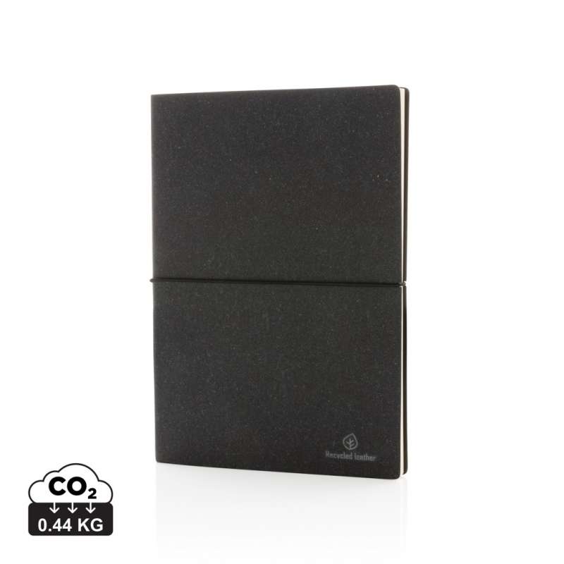 A5 notebook in recycled leather - Notepad at wholesale prices