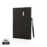 Swiss Peak A5 notebook and pen set - Notepad at wholesale prices