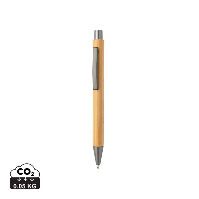 Streamlined bambou pen - Ballpoint pen at wholesale prices