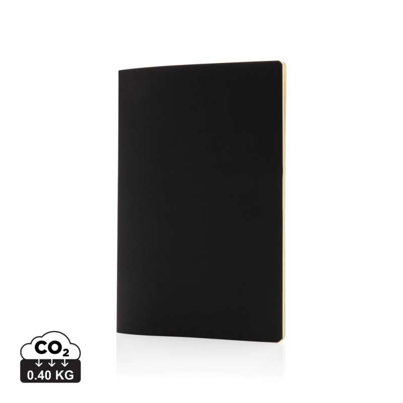 A5 notebook with soft cover and colored border - Notepad at wholesale prices
