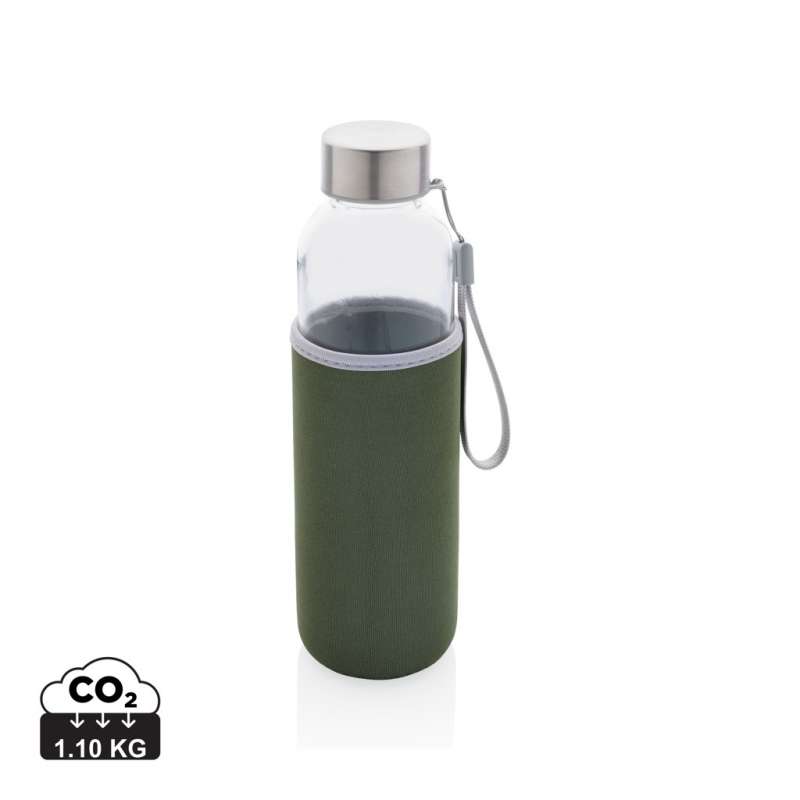 Glass bottle with neoprene cover - Gourd at wholesale prices