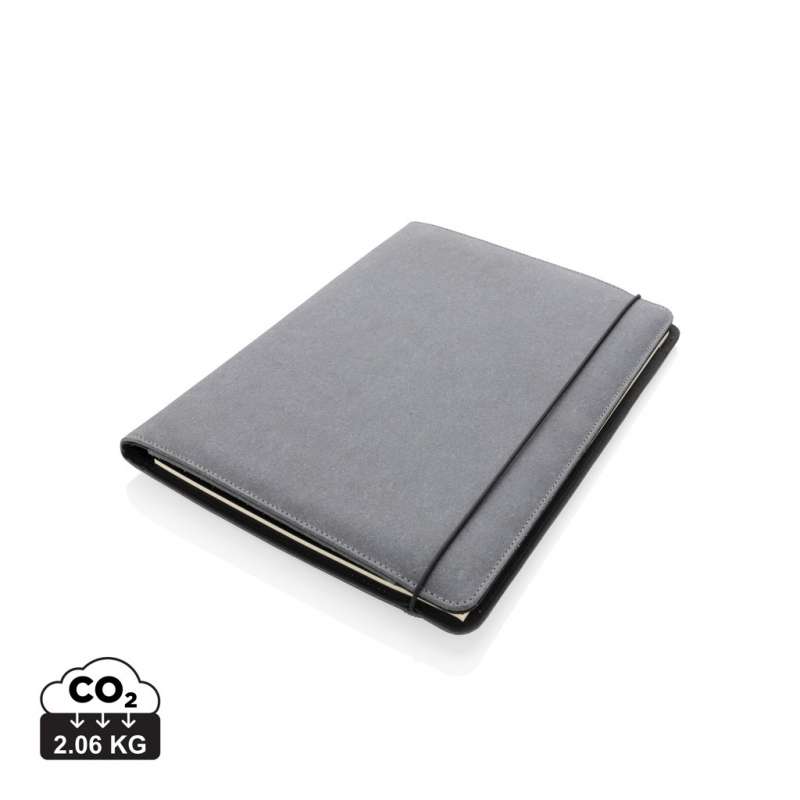 A4 conference folder in recycled leather - Speaker at wholesale prices