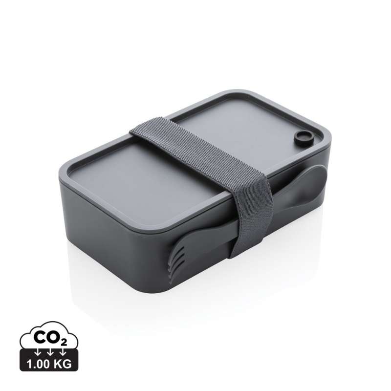 PP Lunch box with spoon - Bento at wholesale prices
