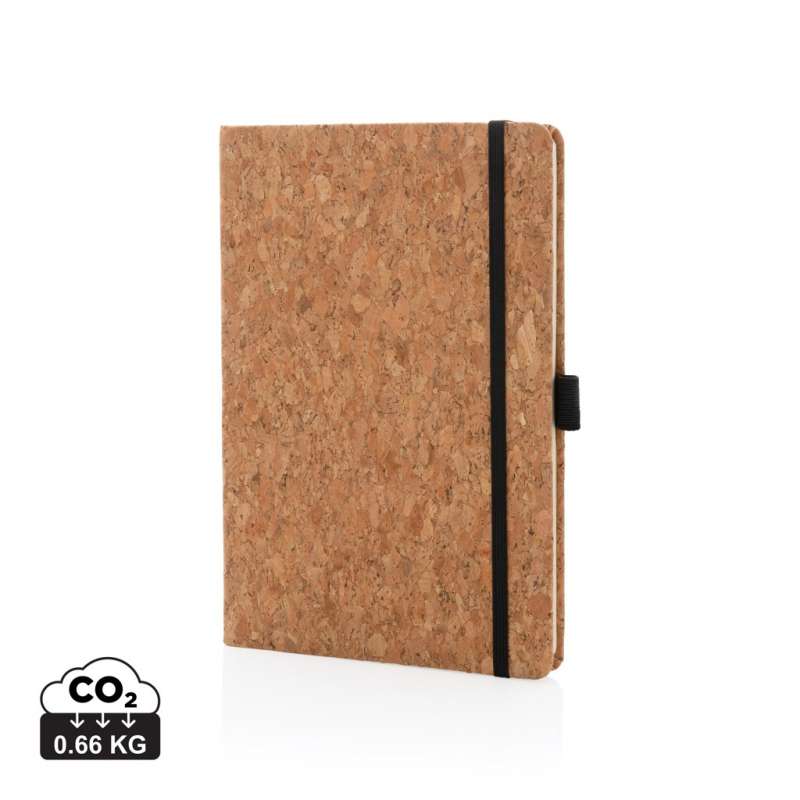 A5 hardcover cork notebook - booklet at wholesale prices