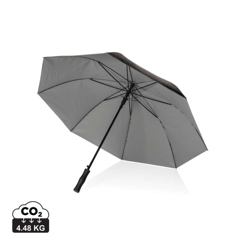 27 rPET bi-color auto open umbrella Impact AWARE - Recyclable accessory at wholesale prices