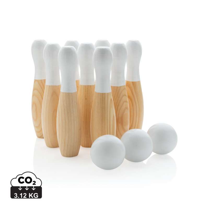 Wooden bowling game - Wooden game at wholesale prices