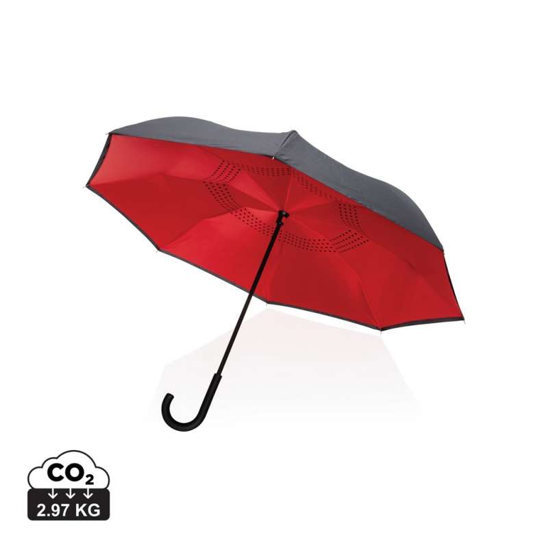 Reversible umbrella 23 in rPET 190T Impact AWARE - Recyclable accessory at wholesale prices