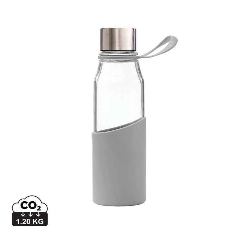 Lean glass 550 ml water bottle - glass bottle at wholesale prices