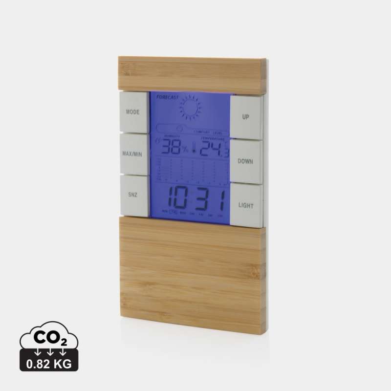 FSC® bambou and RCS Utah recycled plastique weather station - Weather station at wholesale prices