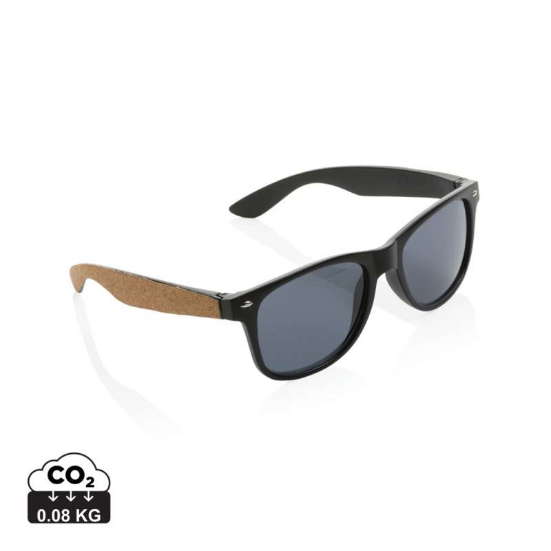 Sunglasses in recycled PC GRS with FSC® cork - Sunglasses at wholesale prices