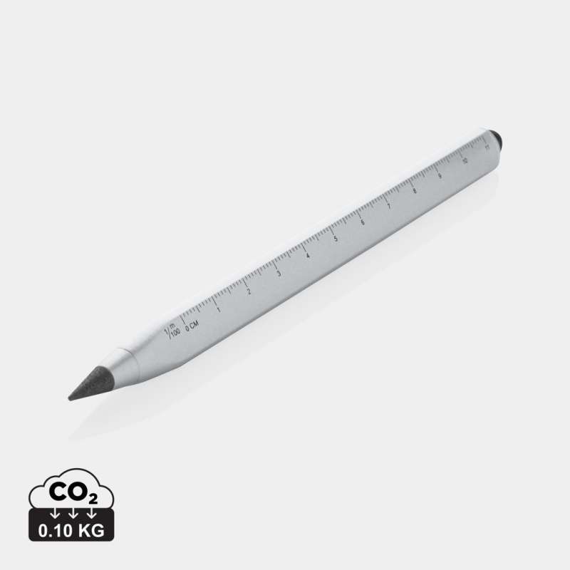 RCS Eon infinity multi-task pencil in recycled aluminum - Recyclable accessory at wholesale prices