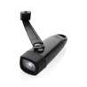 USB rechargeable torch with RCS plastique crank handle - Flashlight at wholesale prices