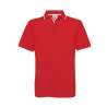 Cotton polo shirt with contrasting collar and sleeves - Men's polo shirt at wholesale prices