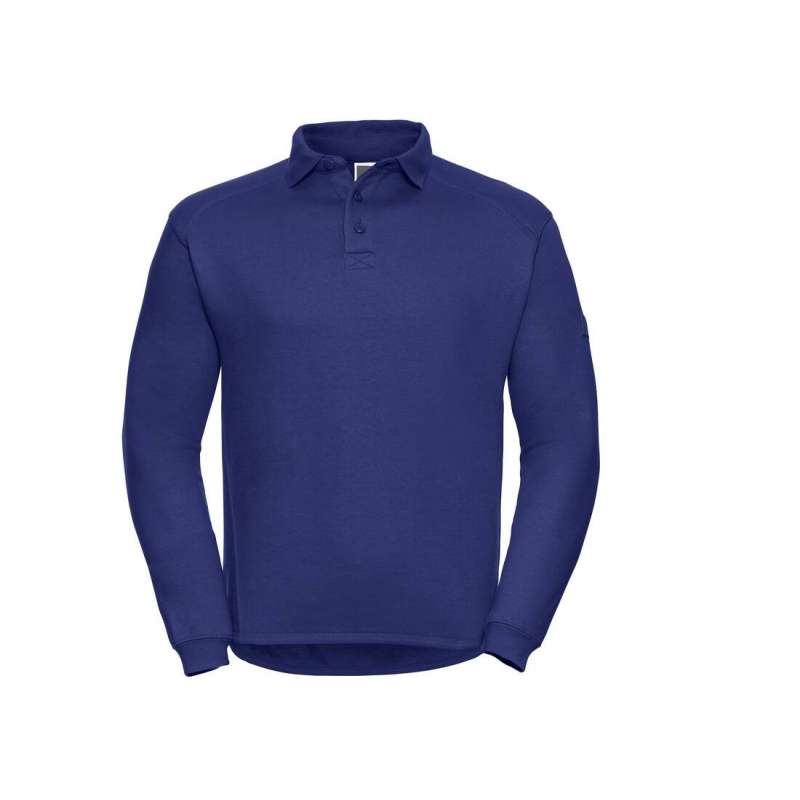 Polo neck sweatshirt, washable at 60°. - Sweatshirt at wholesale prices