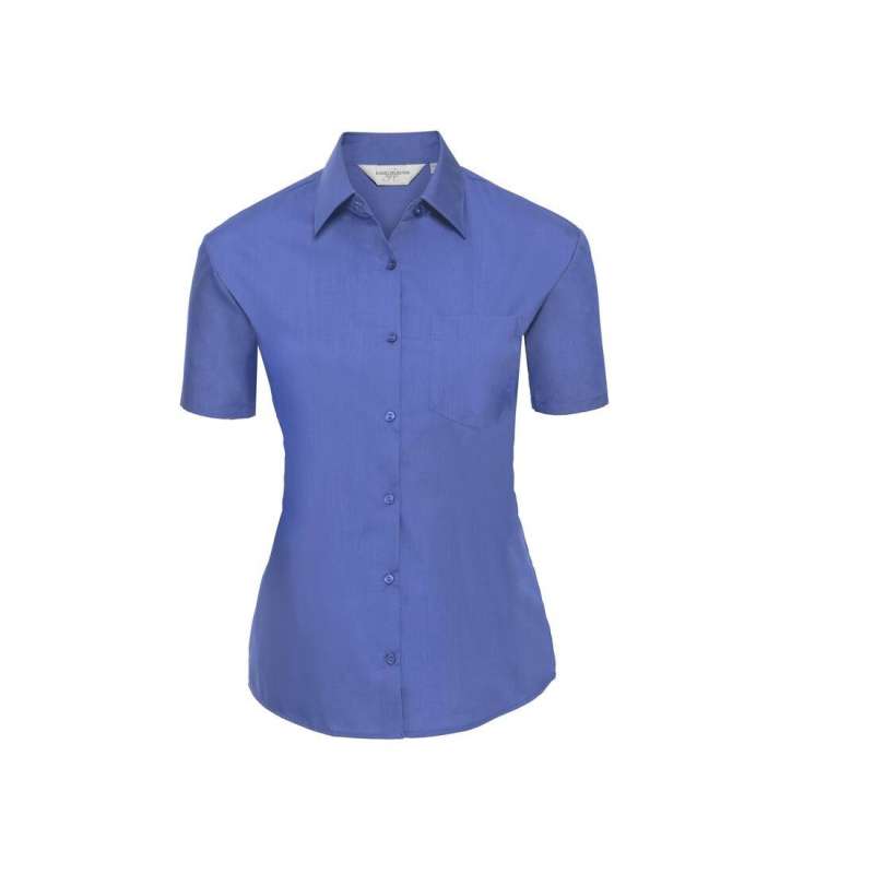 Ladies' short sleeve classic polycoton poplin shirt - Women's shirt at wholesale prices