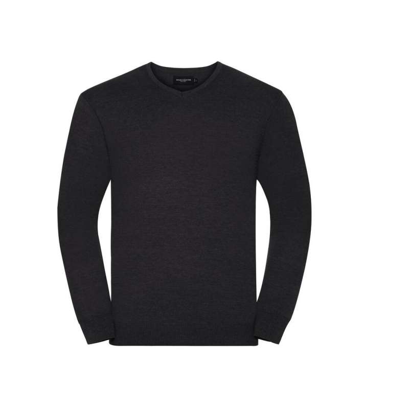 Men's v-neck knitted pullover - Men's sweater at wholesale prices