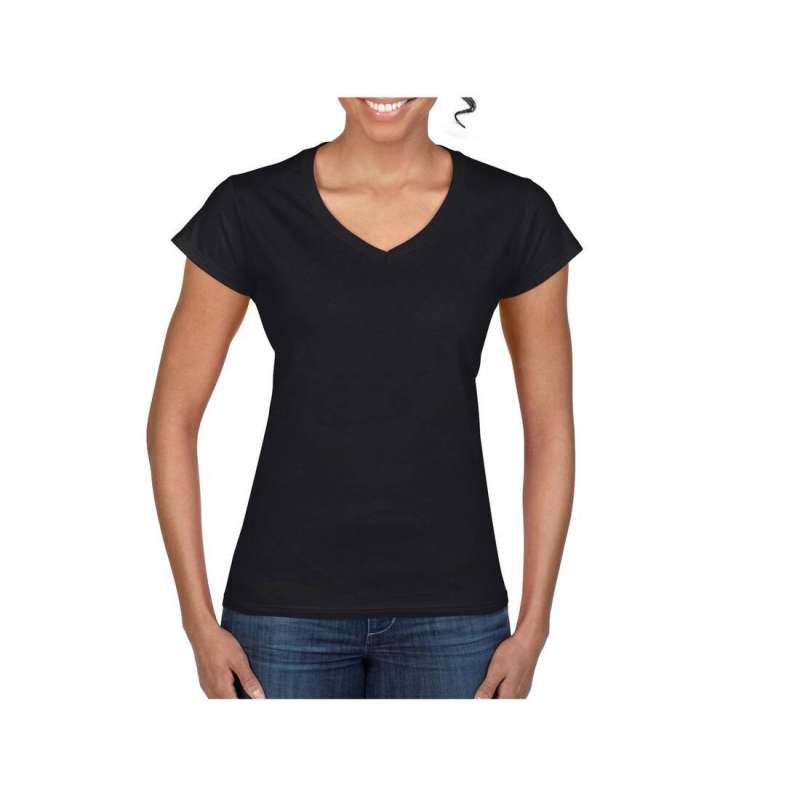 Tee-shirt col v femme - Fourniture de bureau à prix grossiste
