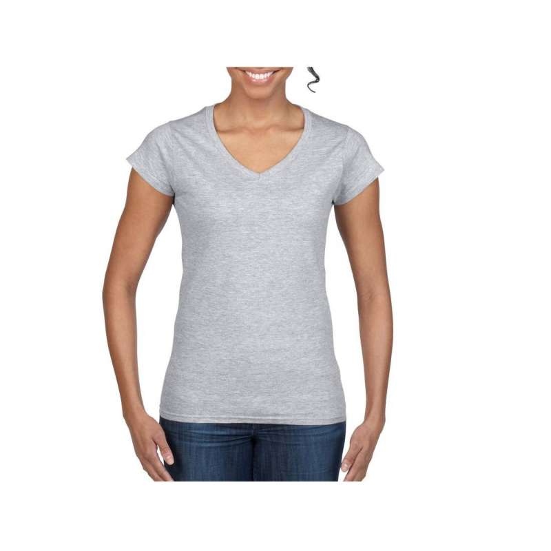 Tee-shirt col v femme - Fourniture de bureau à prix de gros