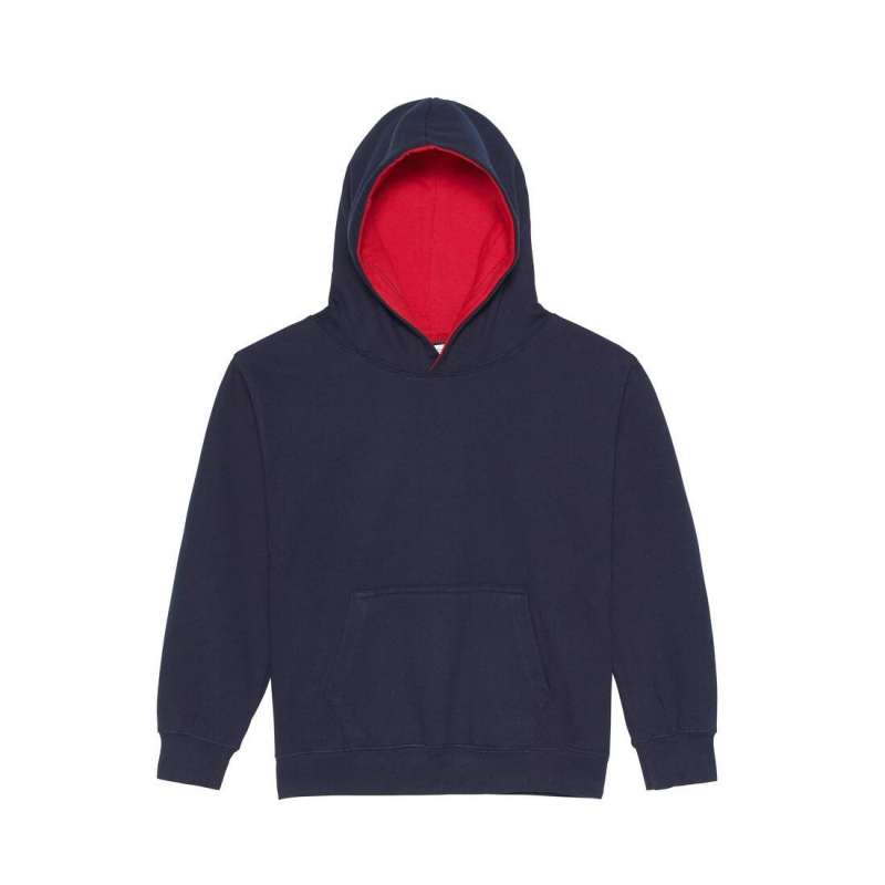 Children's sweatshirt with contrasting hood - Sweatshirt at wholesale prices