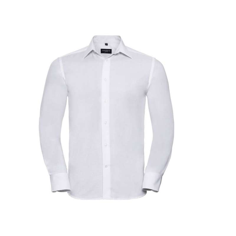 Men's long sleeve tailored oxford shirt - Men's shirt at wholesale prices
