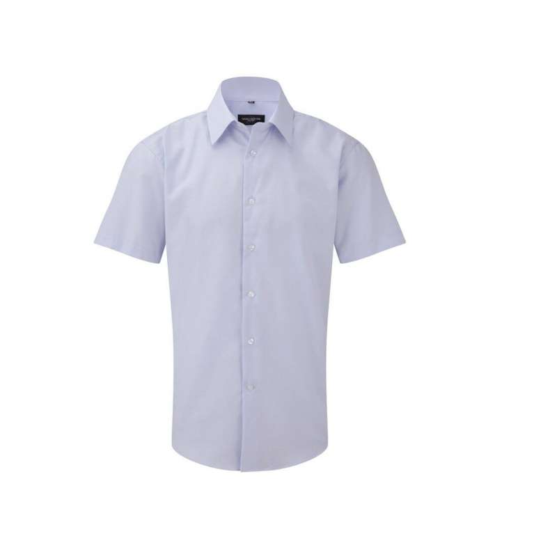 Men's short sleeve tailored oxford shirt - Men's shirt at wholesale prices