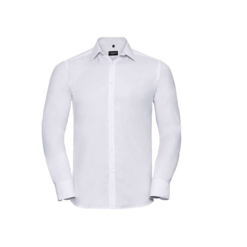 Men's long sleeve tailored herringbone shirt - Chemise homme à prix grossiste