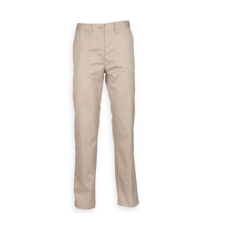 Women's polycoton chino pants - Professional clothing at wholesale prices