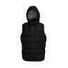 Men's down jacket bodywarmer with hood - Bodywarmer at wholesale prices