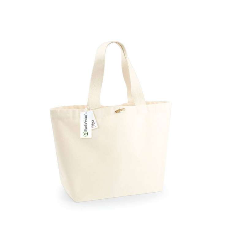 Canvas bag in organic coton - Various bags at wholesale prices