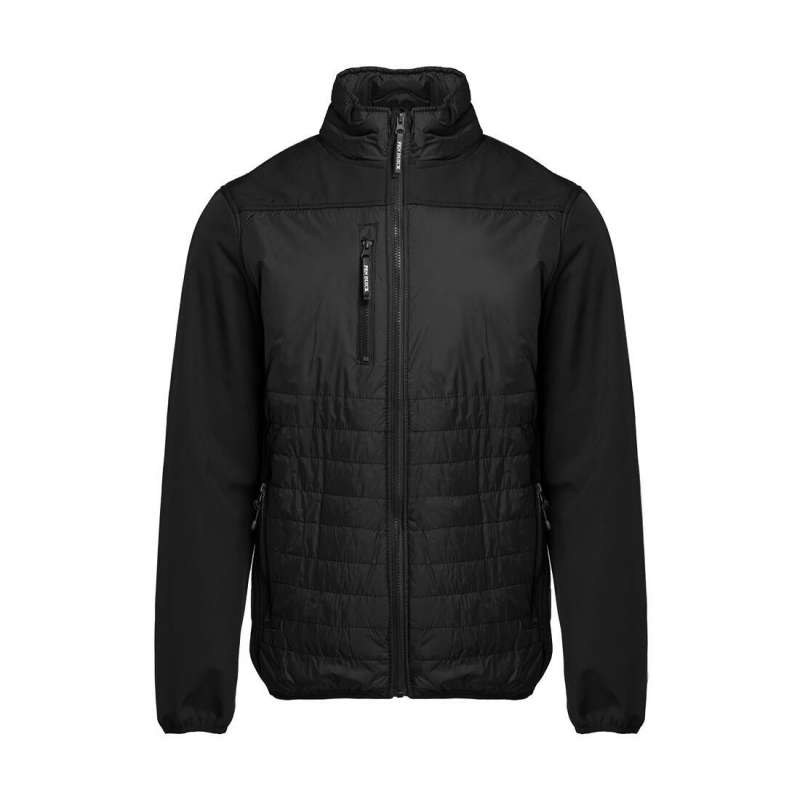 Fleece-lined bi-material jacket - Jacket at wholesale prices