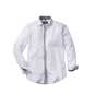 Men's long sleeve tailored contrast herringbone shirt - Men's shirt at wholesale prices