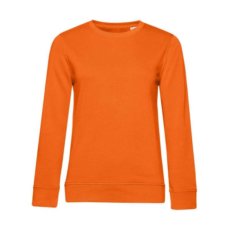 Women's organic round-neck sweatshirt - Sweatshirt at wholesale prices