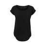 Women's T-shirt with extended back - T-shirt at wholesale prices