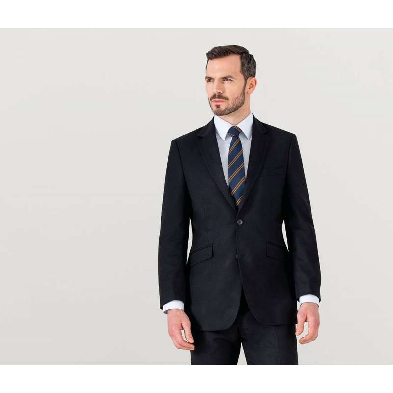 Veste de costume ajustée titanium - Fourniture de bureau à prix grossiste