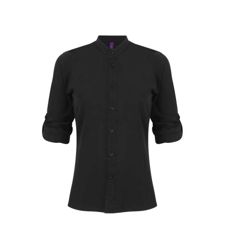 Women's Mao collar shirt - Women's shirt at wholesale prices