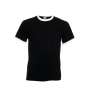 Contrast ribbed tee-shirt - T-shirt at wholesale prices